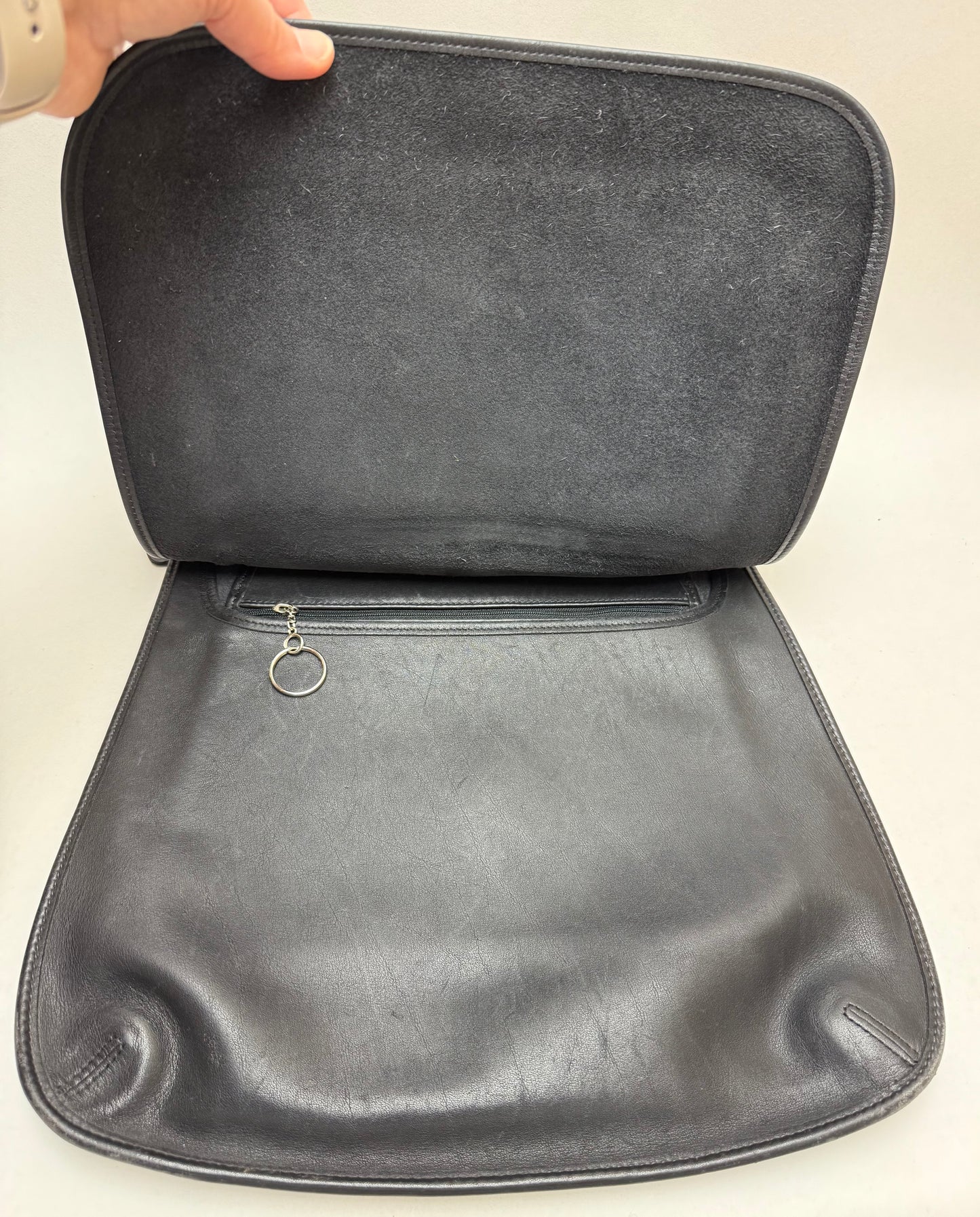Vintage 1999 Coach Style 9134 Black Leather Shoulder Bag