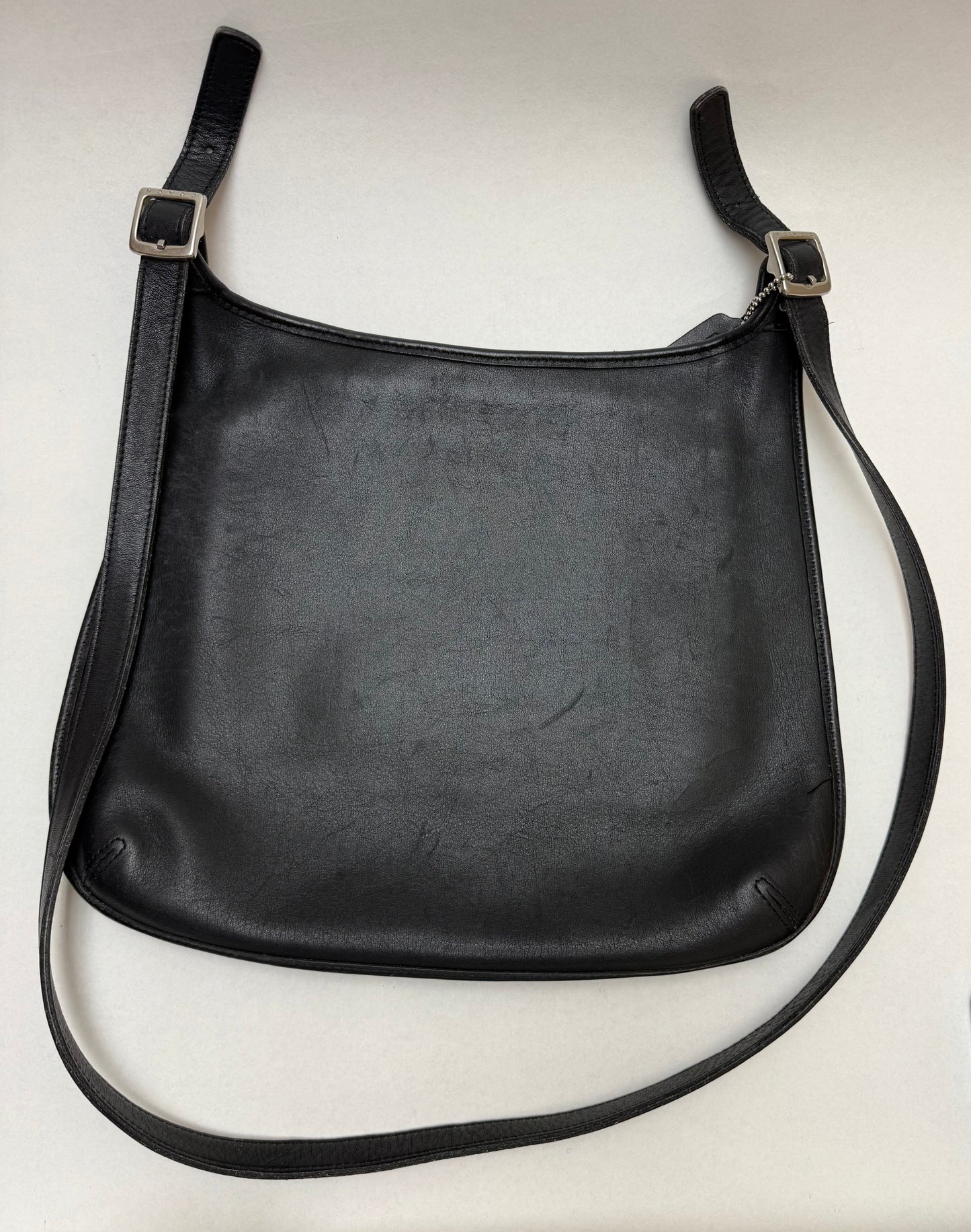 Vintage 1999 Coach Style 9134 Black Leather Shoulder Bag