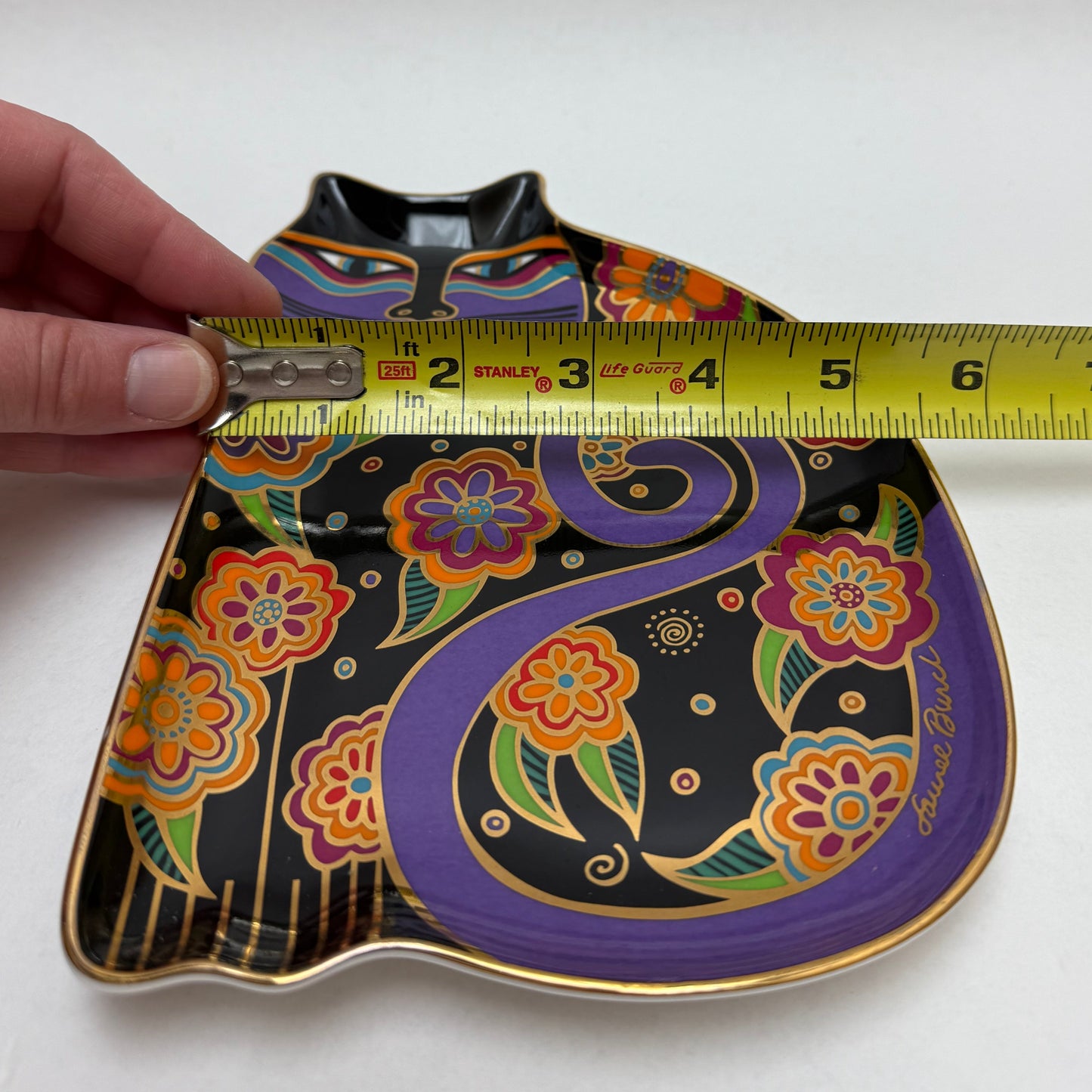 Laurel Burch 1995 Royal Doulton Feline Fantasy Franklin Mint Limited Edition Fine Bone China Plate No HB1093