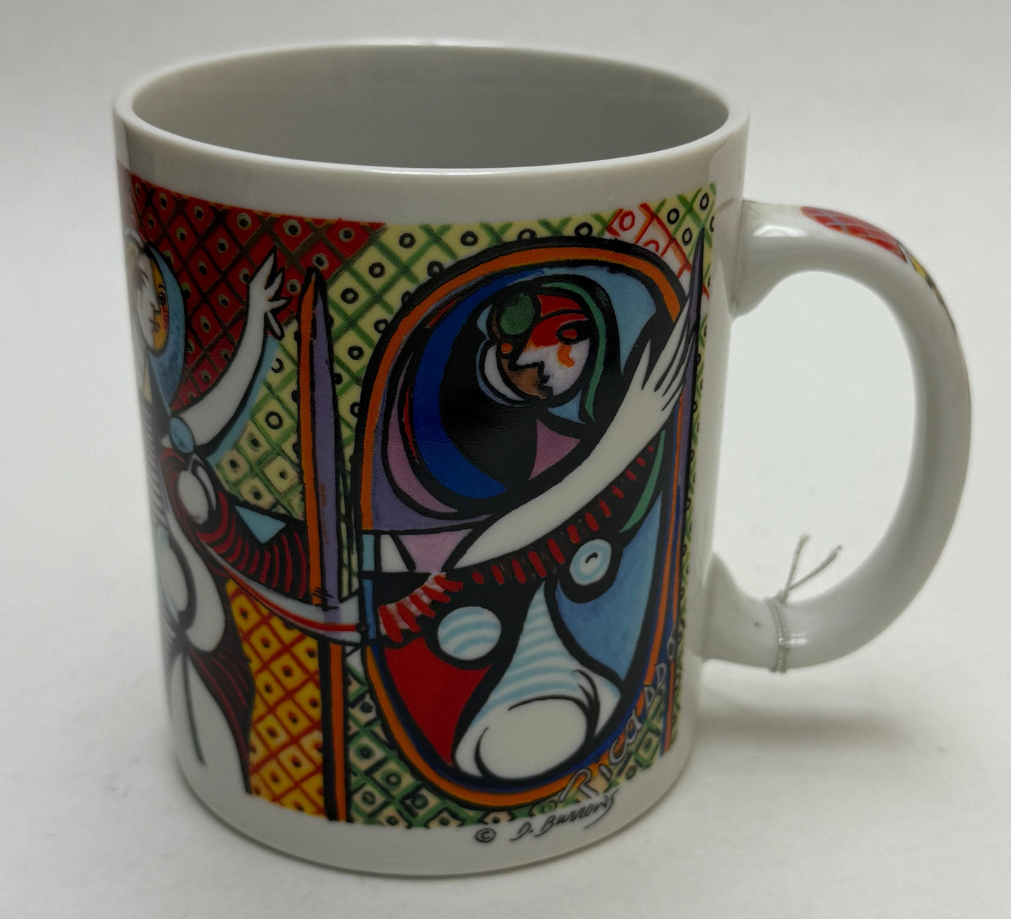 J Burrows Chaleur Master Cubists "Girl Before a Mirror" by Pablo Picasso 12oz Mug