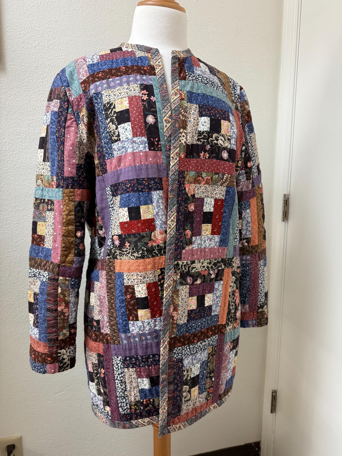 Beautiful Handmade Quilted Patchwork Jacket