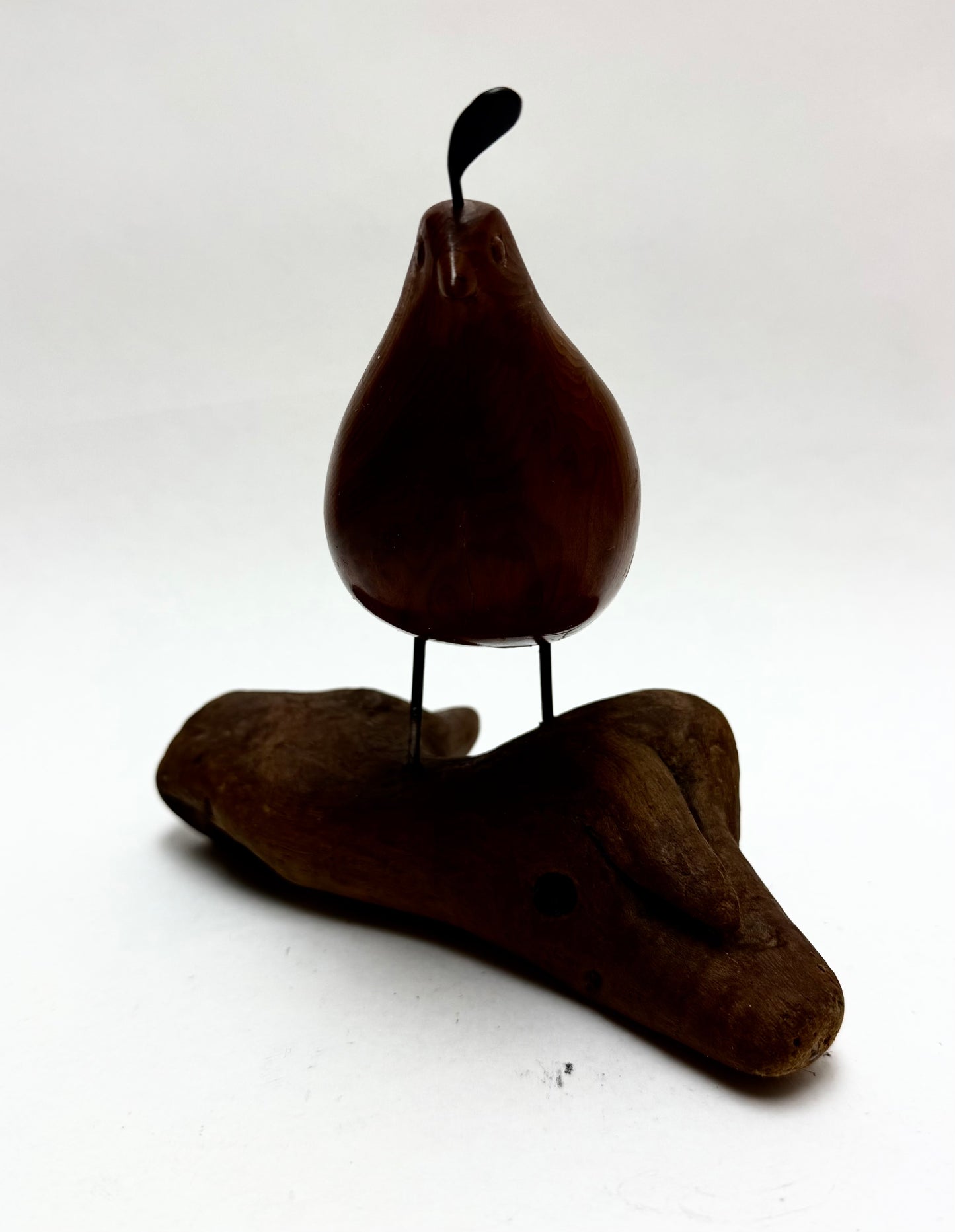 John Bennett Redwood Carved Quail