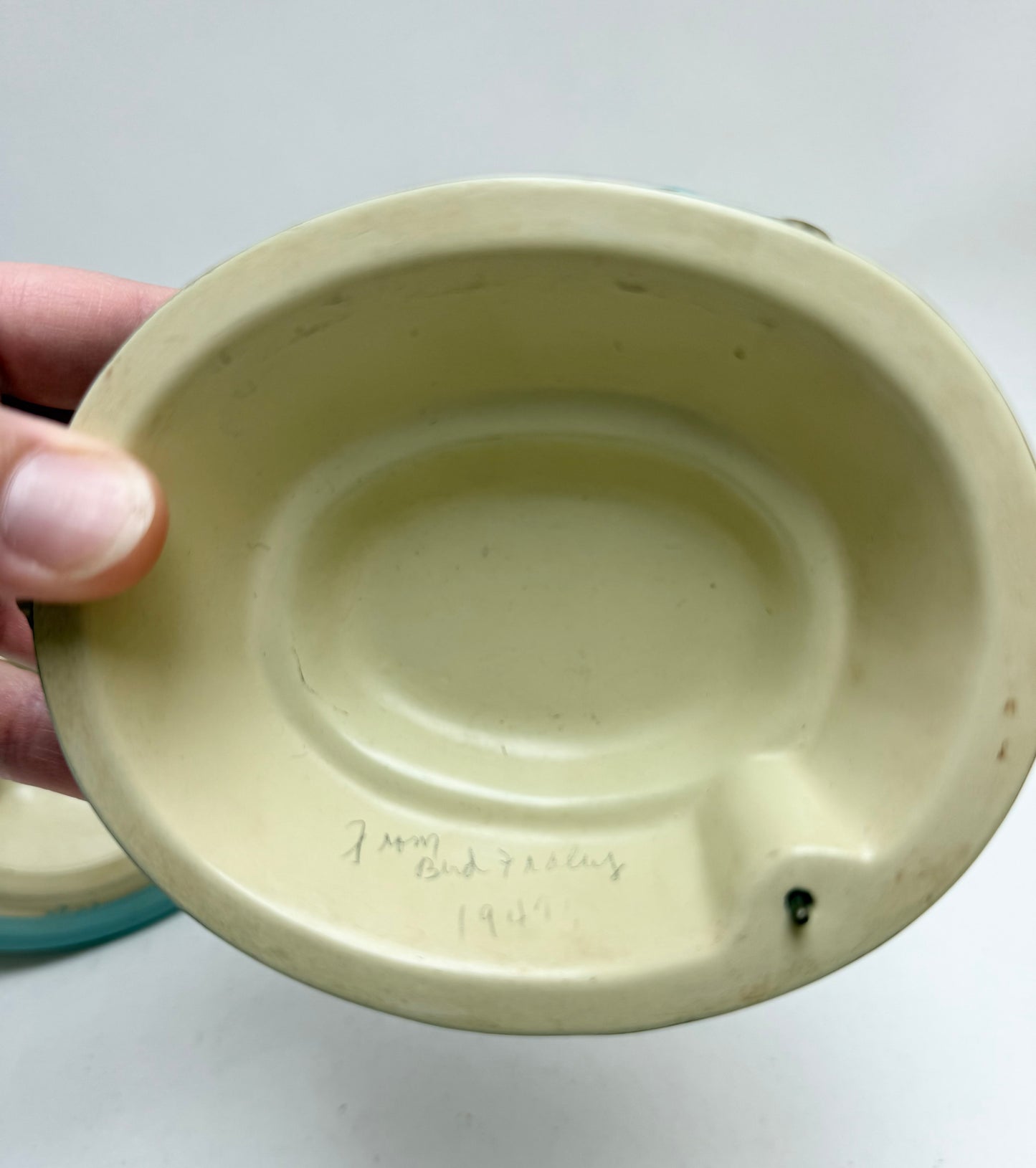 Antique 1940s HECO Ceramic Music Box