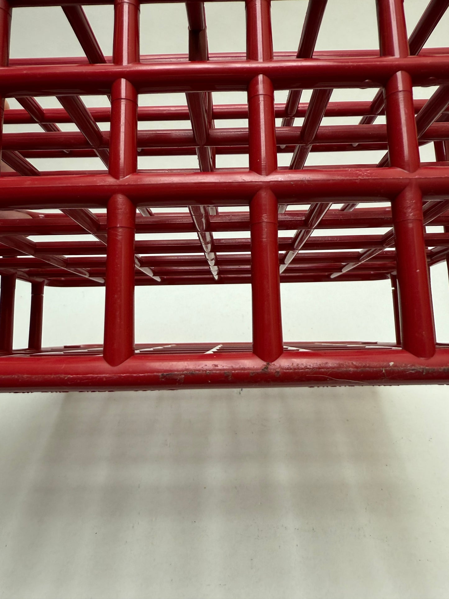 1980s Red Plastic Yaffa Desktop or Wall Hung File Folder Organizer