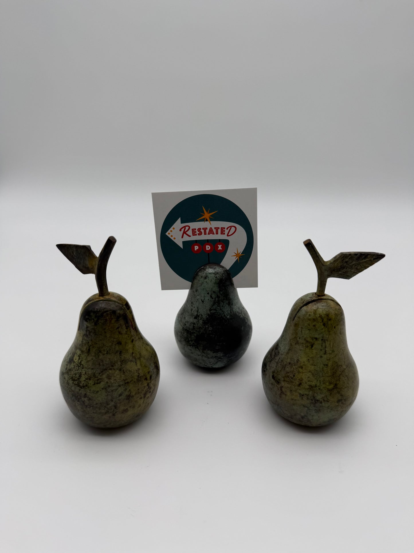 Set 3 Metal Place Card Holders Made in India