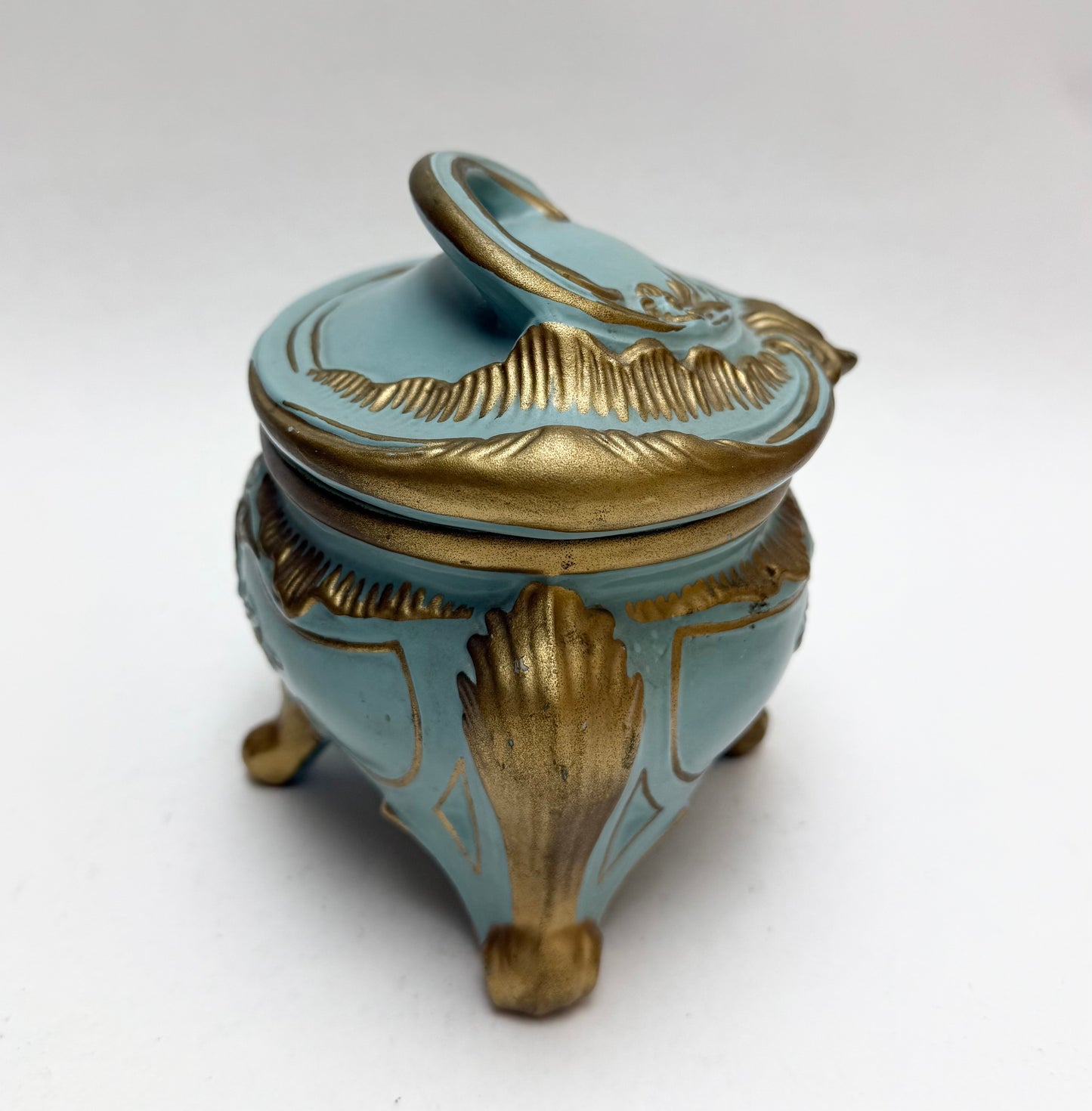 Antique 1940s HECO Ceramic Music Box