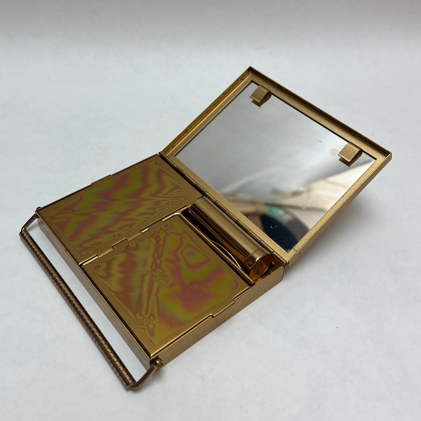 Vintage Volupte Compact Make-up Clutch Purse Evening Carryall "Sophisticase"