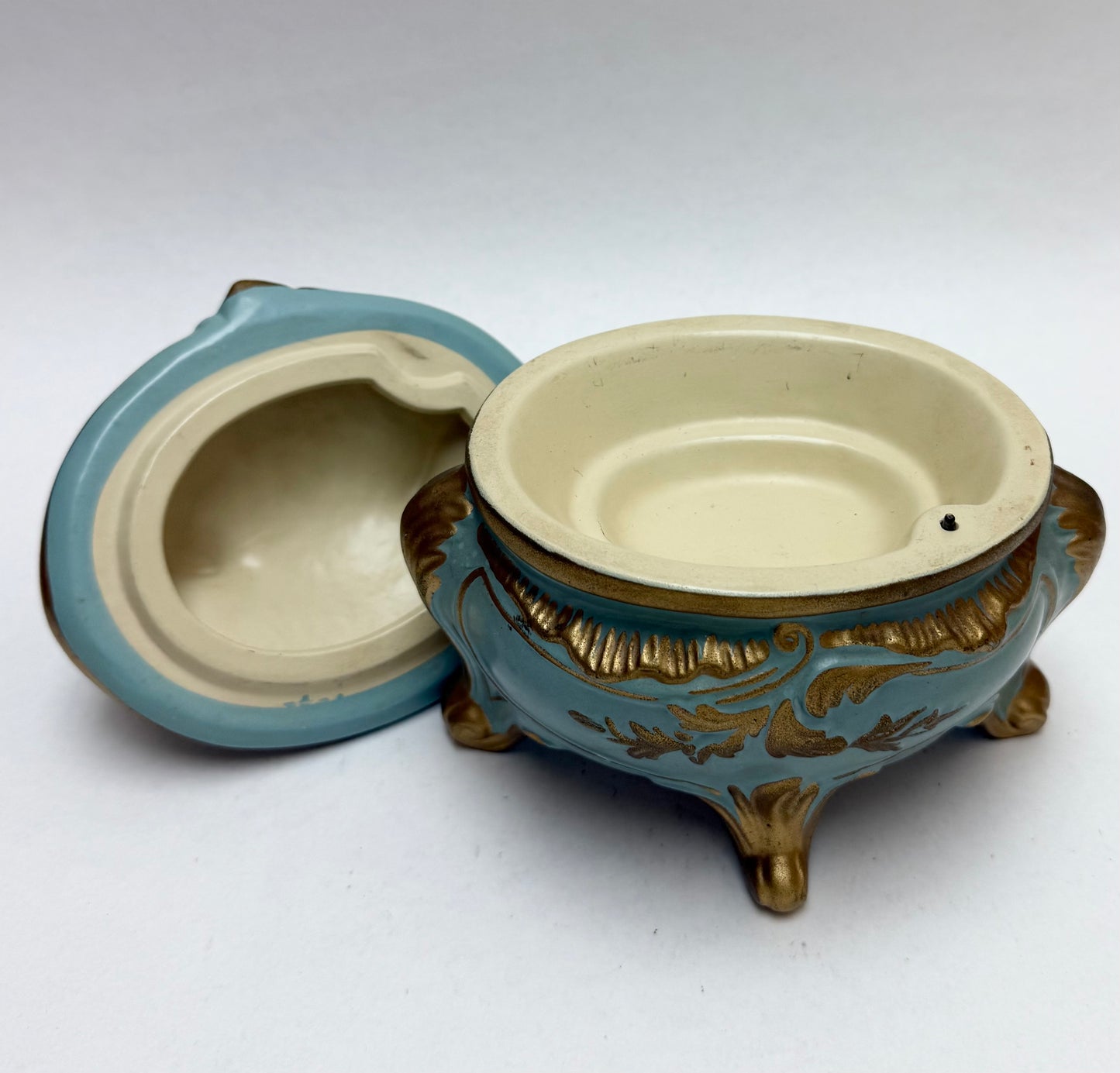 Antique 1940s HECO Ceramic Music Box