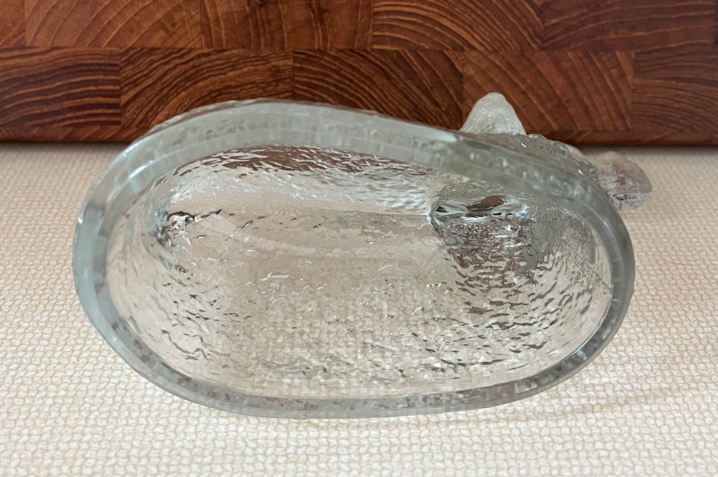 1971 Sklo Union Moose Crystal Figurine Designed by Pavel Panek for Rudolfova