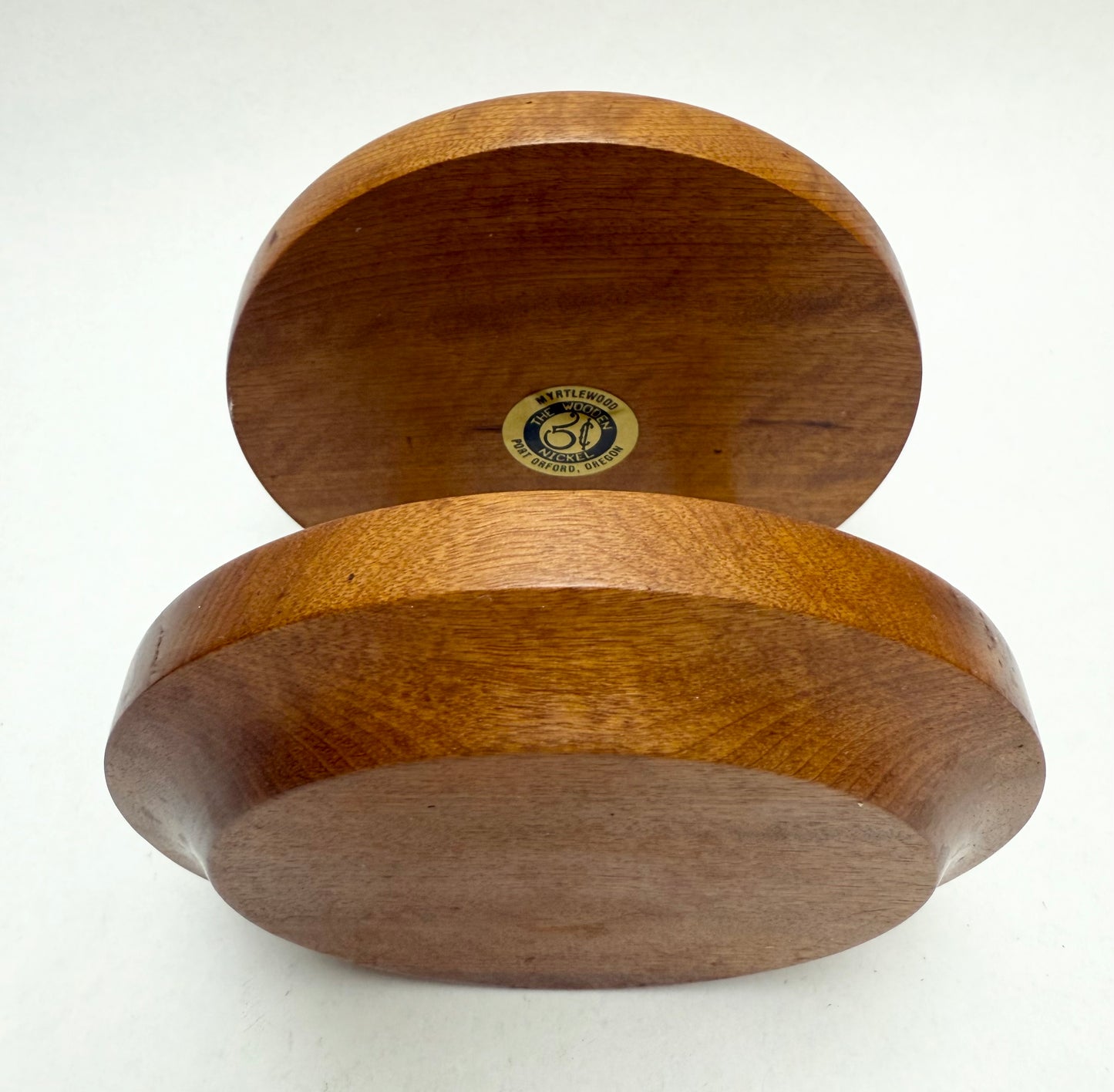 Vintage Oregon Myrtlewood Napkin Holder The Wooden Nickel Port Orford