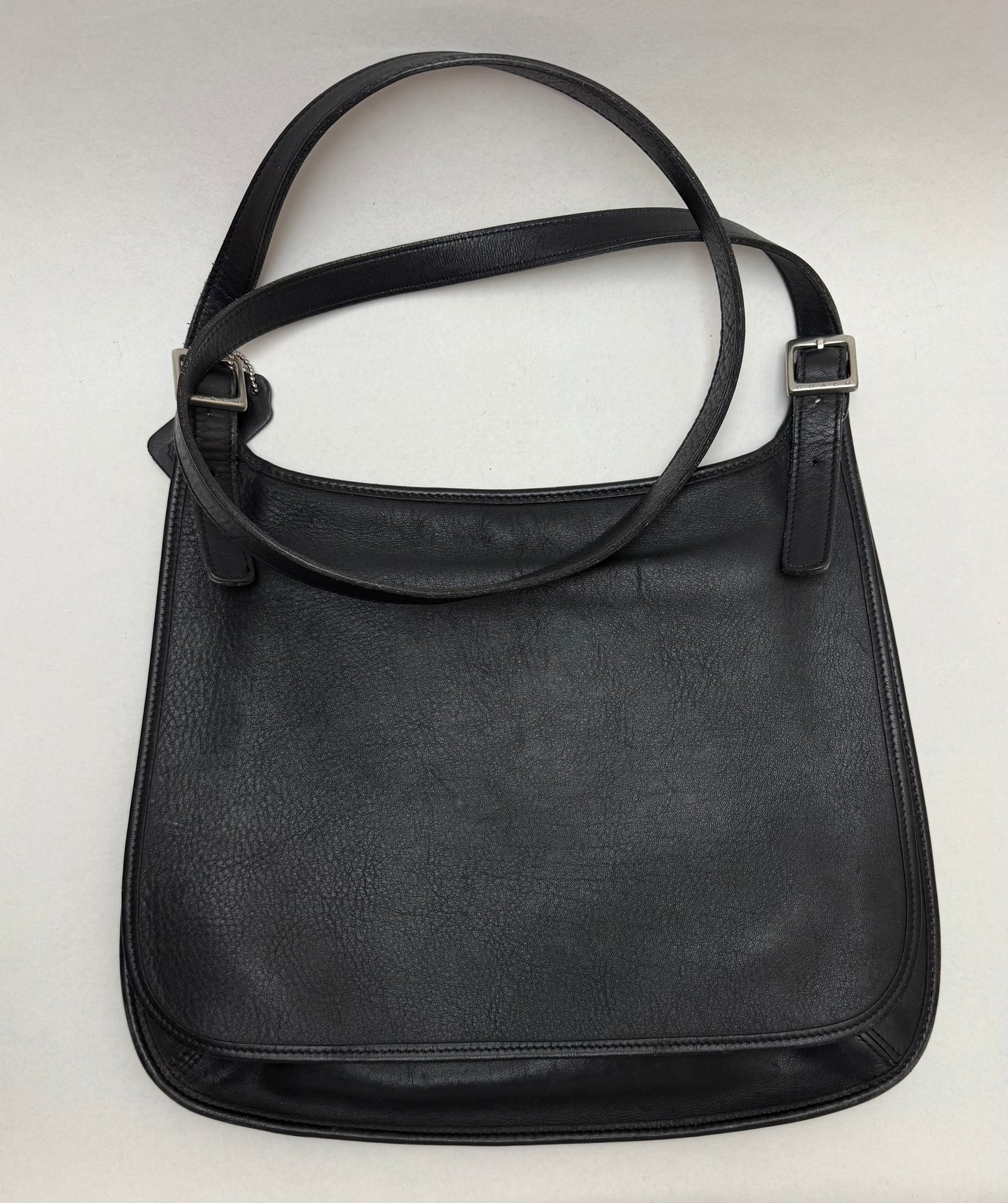 Vintage 1999 Coach Style 9134 Black Leather Shoulder Bag