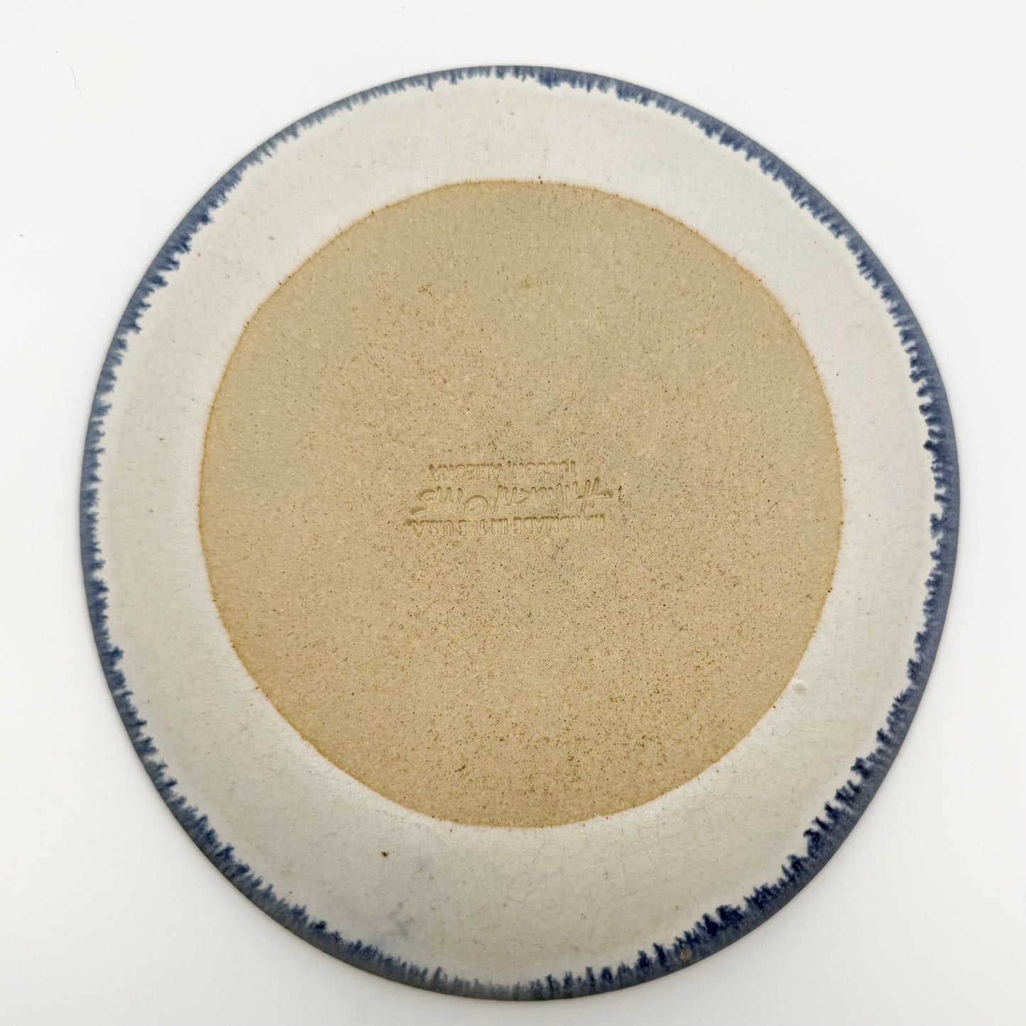 Simple Vintage Handmade Haworth of Tucson Arizona 1995 Ceramic Plate
