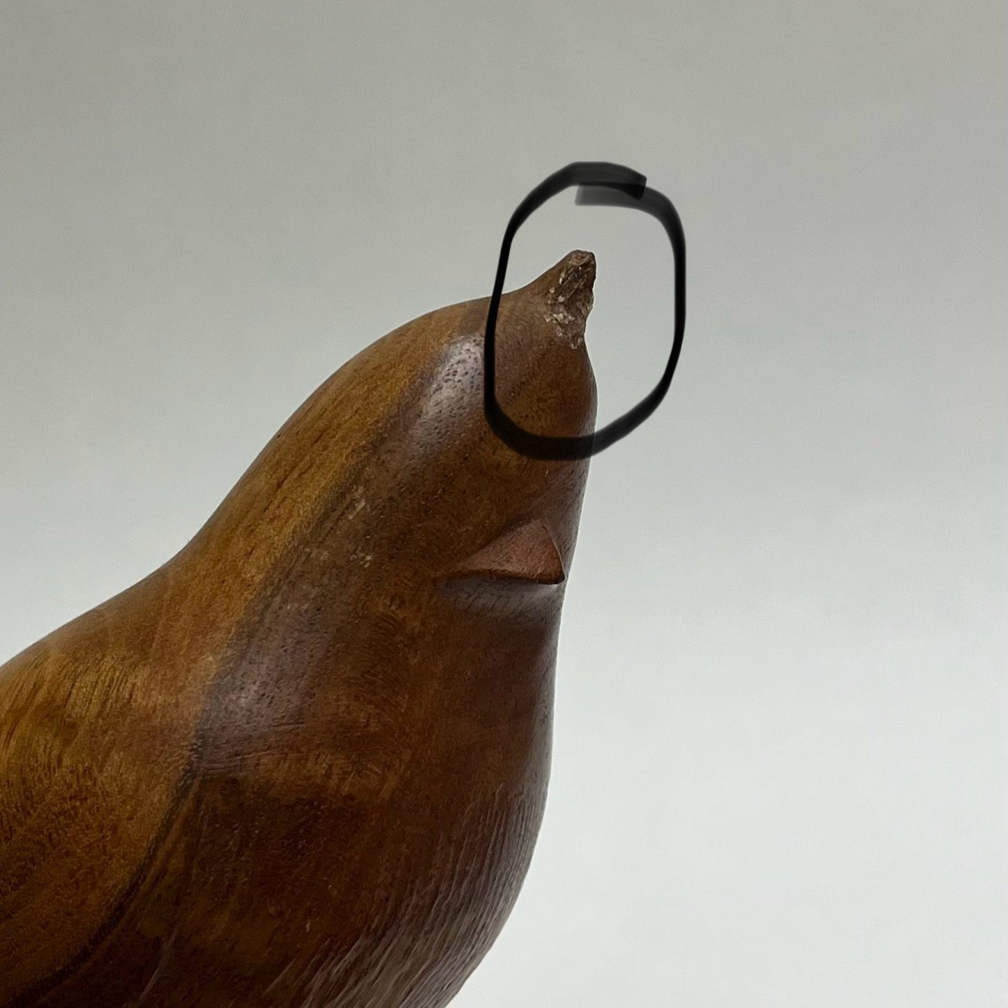 William “Bill” Neely Hand Carved Maple & Manzanita Burl Wood Bird Sculpture As-is