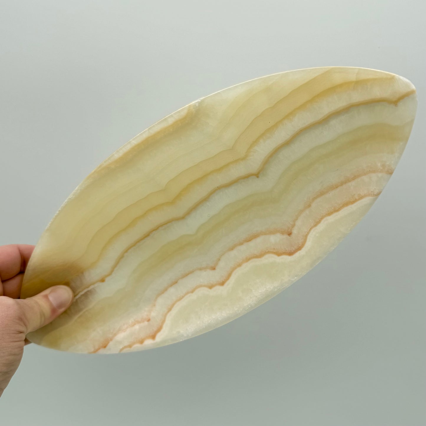 Oblong Decorative Onyx Bowl