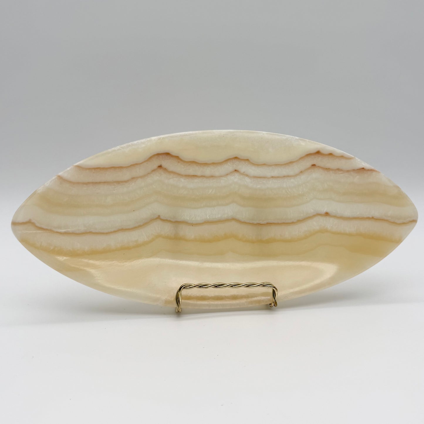 Oblong Decorative Onyx Bowl