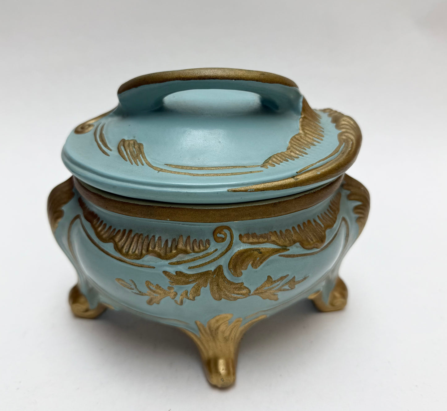 Antique 1940s HECO Ceramic Music Box