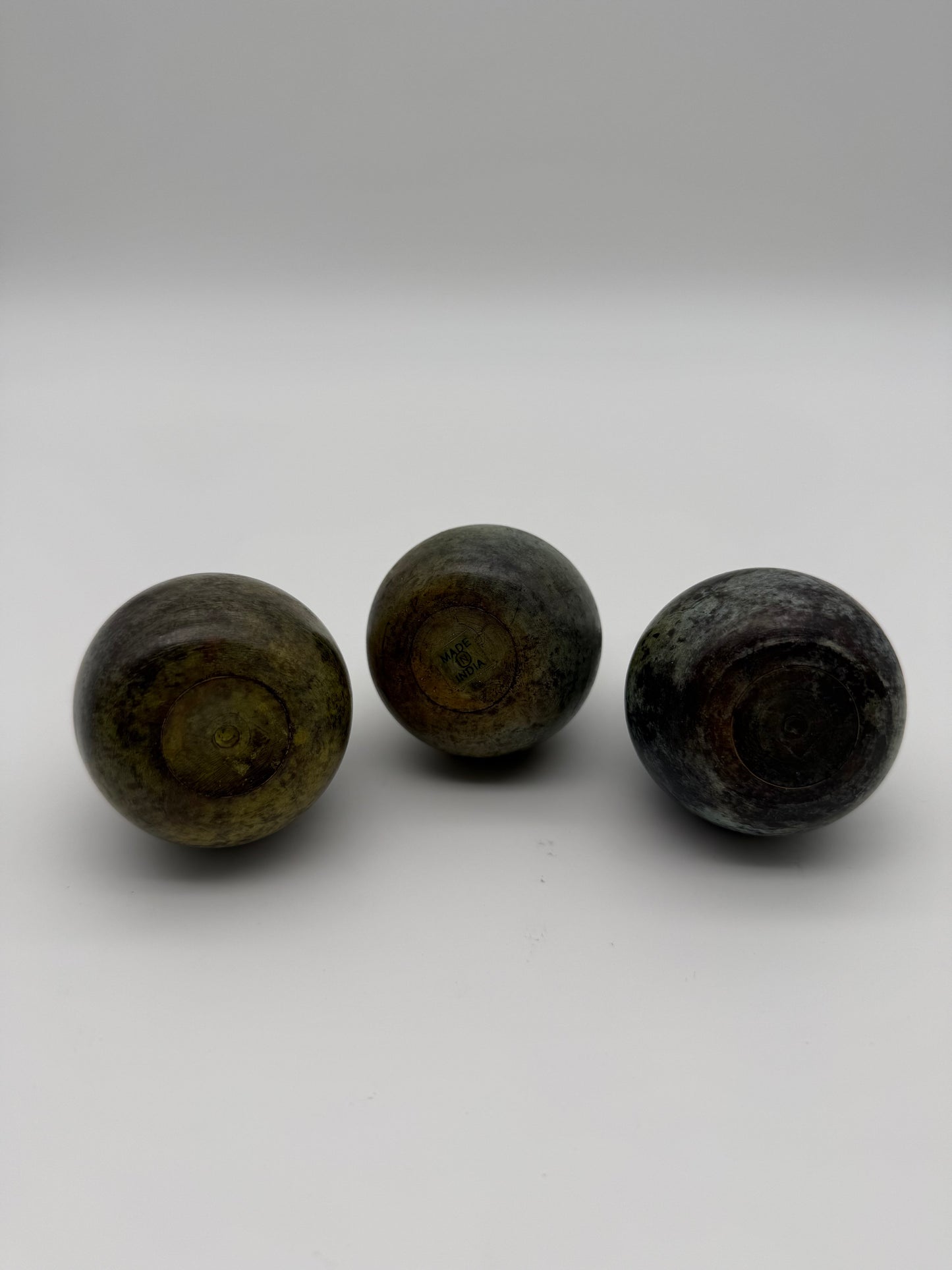 Set 3 Metal Place Card Holders Made in India