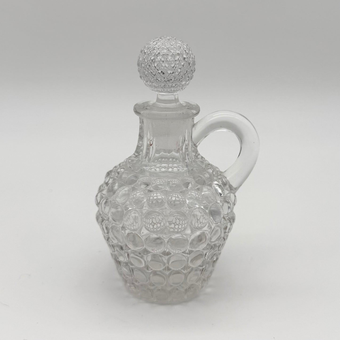 Richards and Hartley Glass Co No 103 Thousand Eye Cologne Perfume Bottle w/ Stopper c. 1887