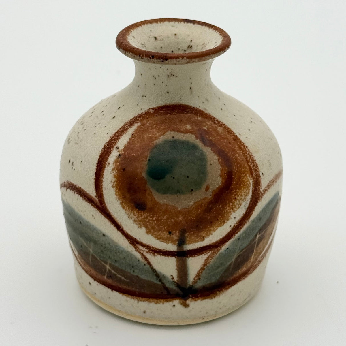 Signed 1970s Vintage MCM Bennett Welsh Studios Bud Vase