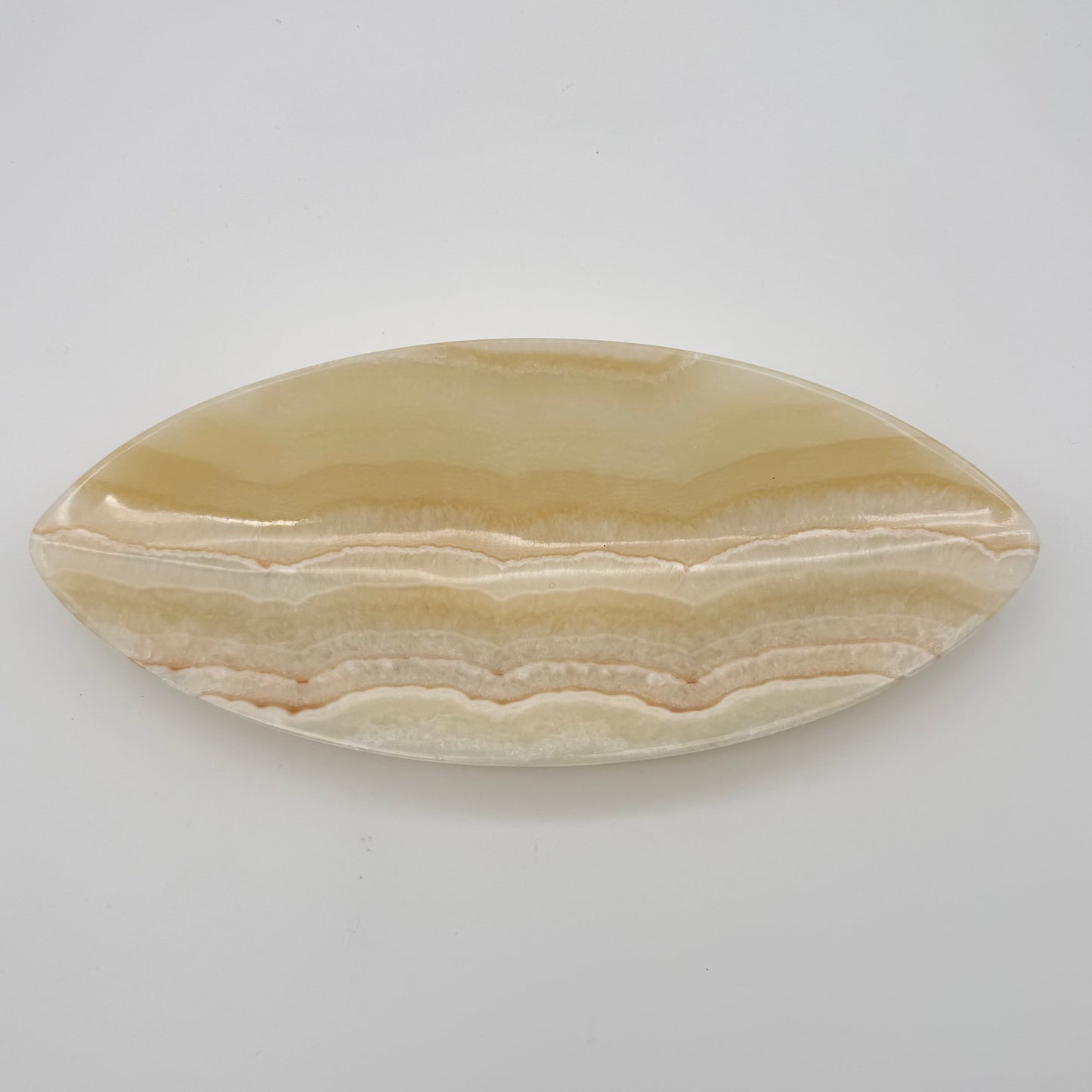 Oblong Decorative Onyx Bowl