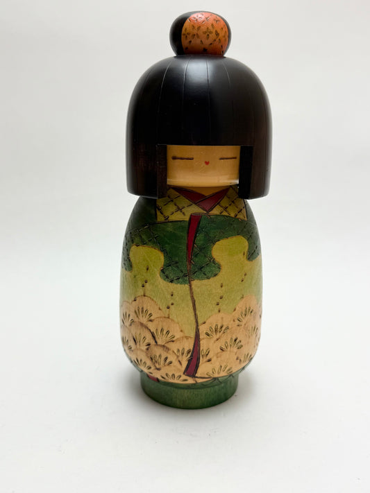 Japanese Kokeshi Doll by Kazuo Takamizawa