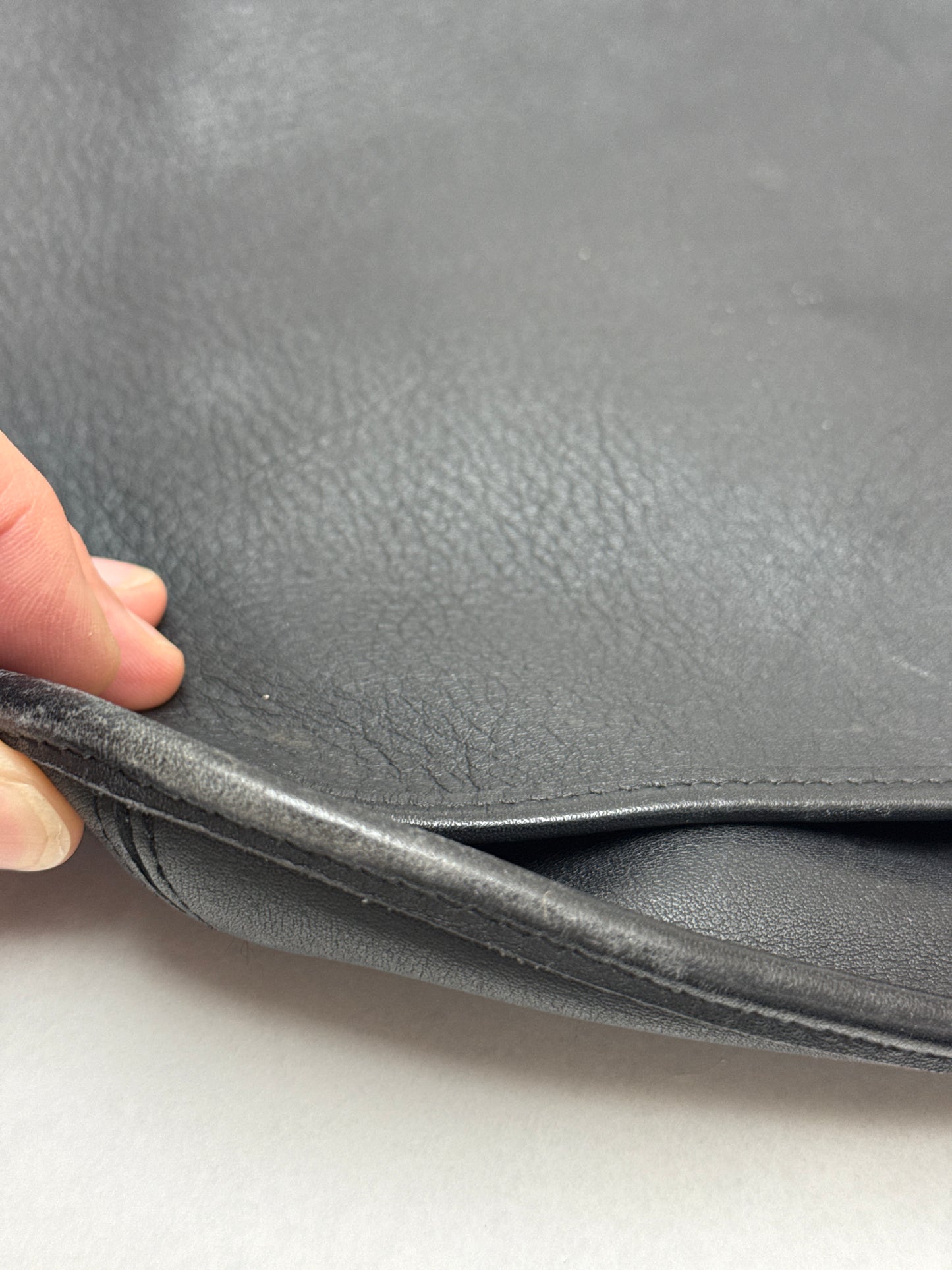 Vintage 1999 Coach Style 9134 Black Leather Shoulder Bag