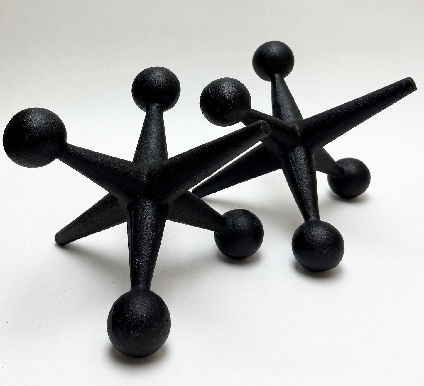 Pair of Bill Curry Heavy Cast Iron Jacks Bookends