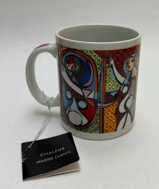 J Burrows Chaleur Master Cubists "Girl Before a Mirror" by Pablo Picasso 12oz Mug