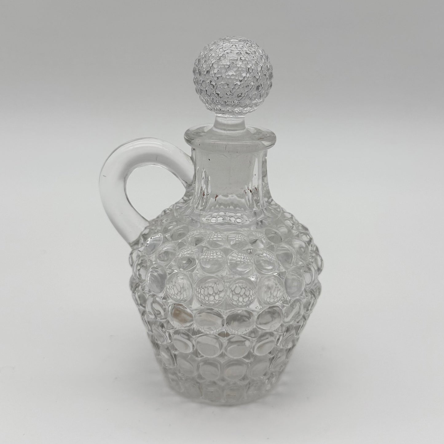 Richards and Hartley Glass Co No 103 Thousand Eye Cologne Perfume Bottle w/ Stopper c. 1887