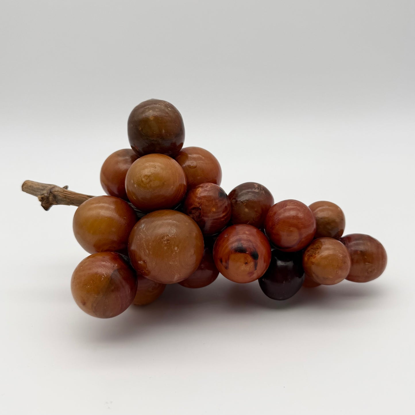 Vintage Cluster Decorative Resin Grapes