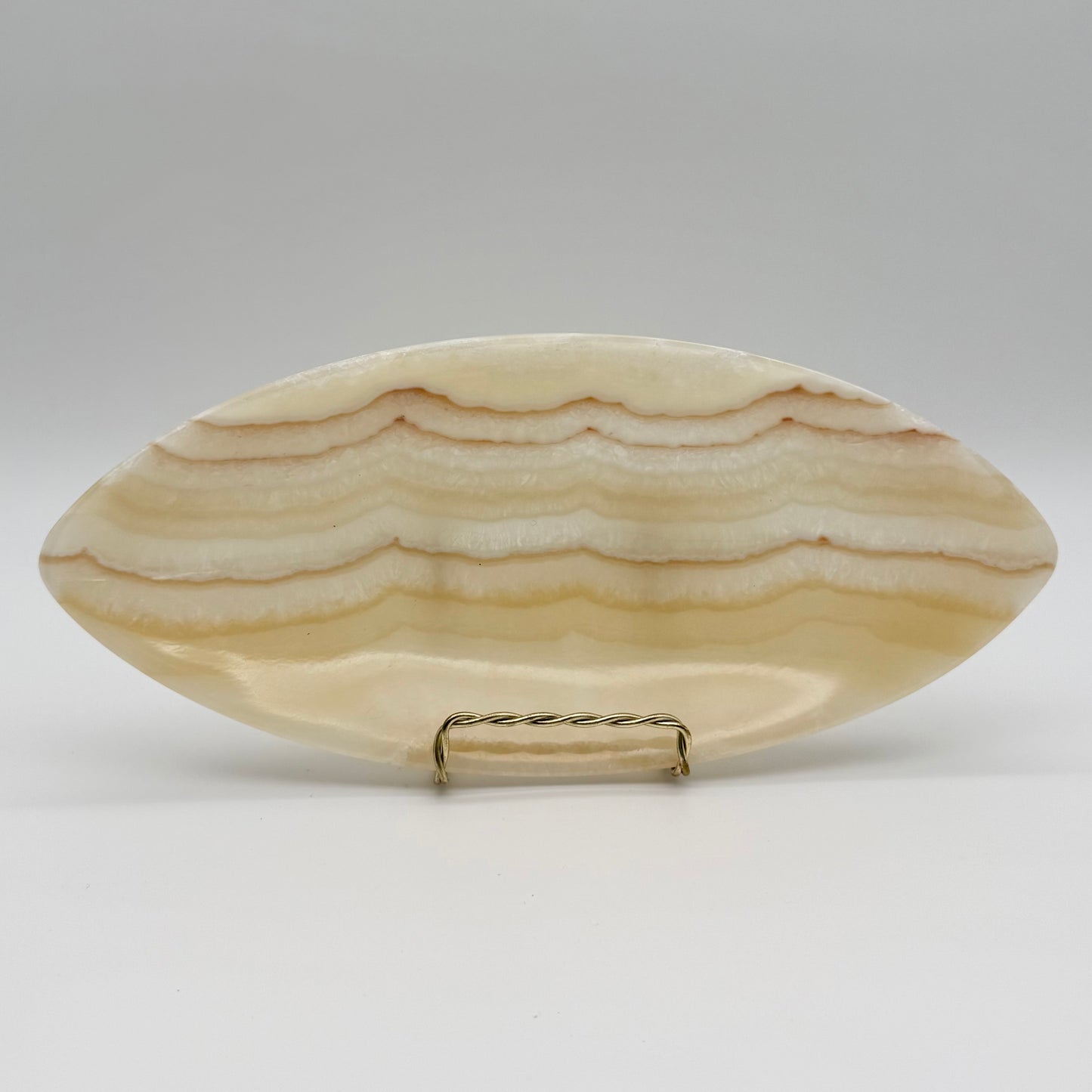Oblong Decorative Onyx Bowl