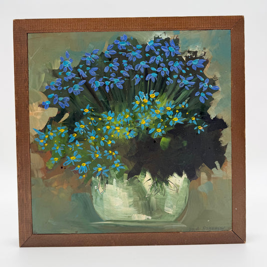 Beautiful Original Oil on Board by PNW Artist Dixie Rogerson