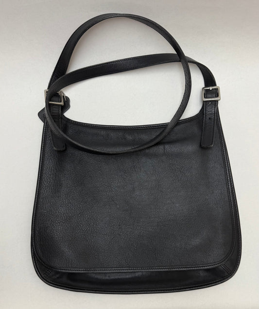 Vintage 1999 Coach Style 9134 Black Leather Shoulder Bag