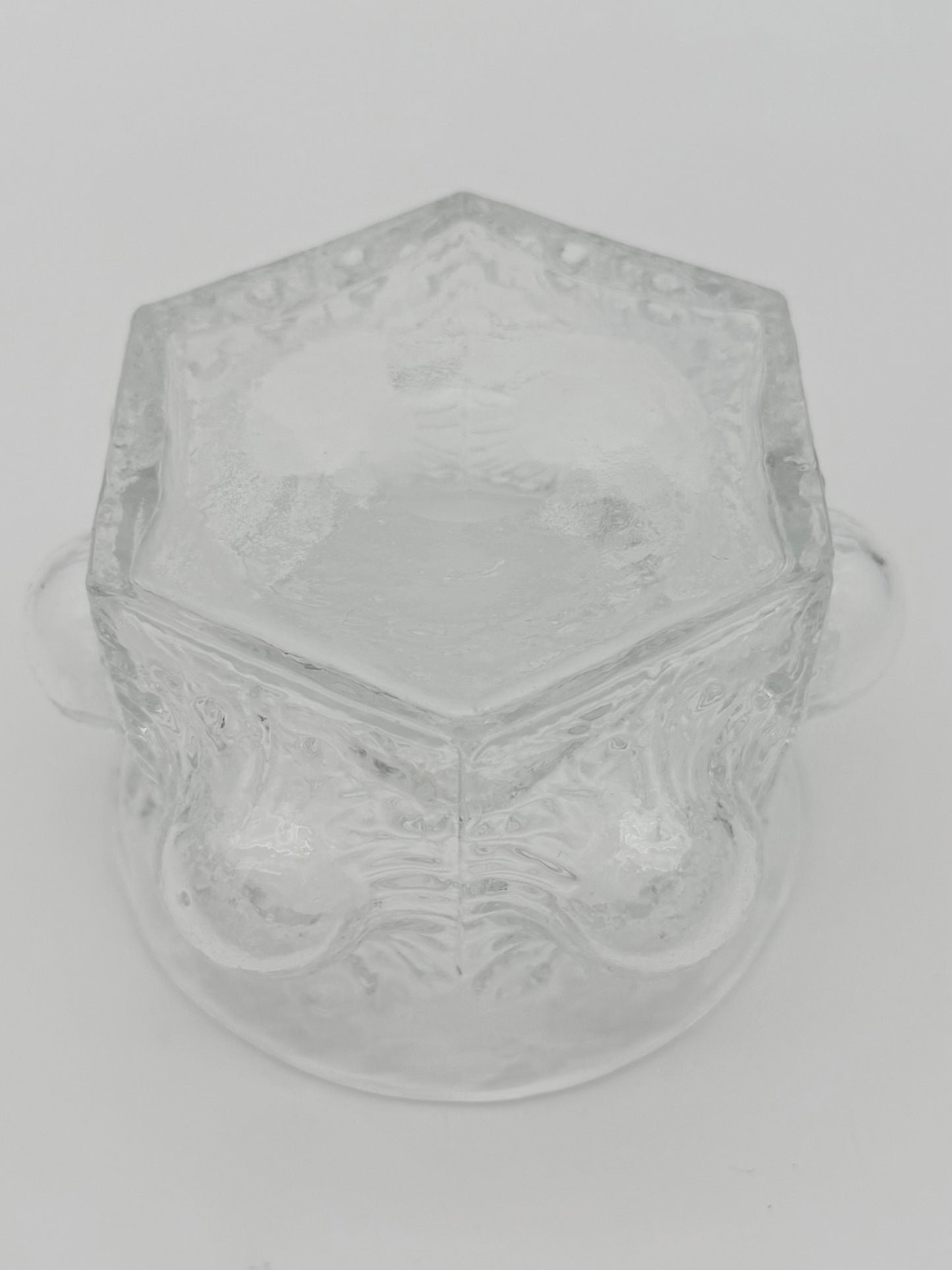 Clear Sea Glasbruk Blown Glass Bowl Designed by Rune Strand