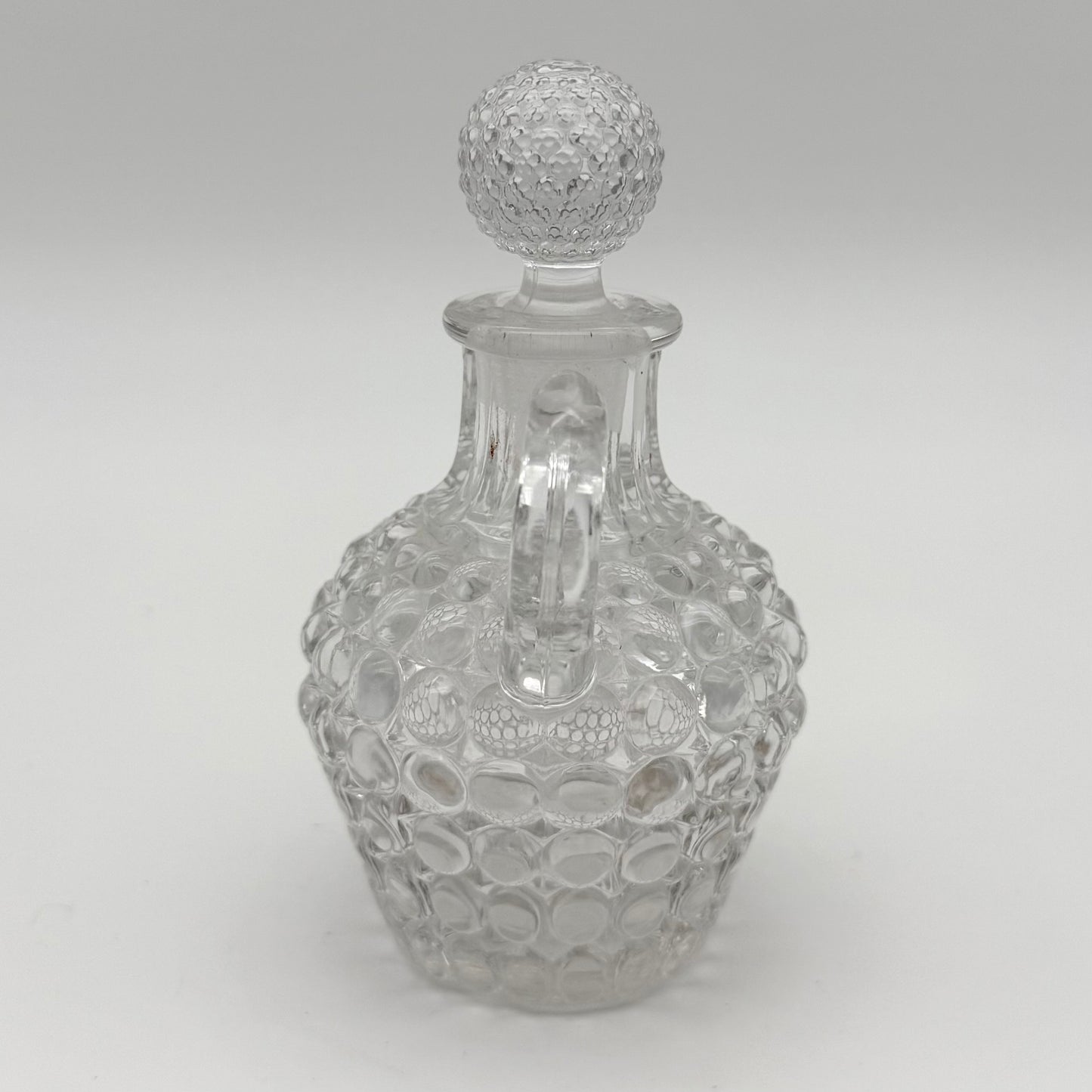Richards and Hartley Glass Co No 103 Thousand Eye Cologne Perfume Bottle w/ Stopper c. 1887