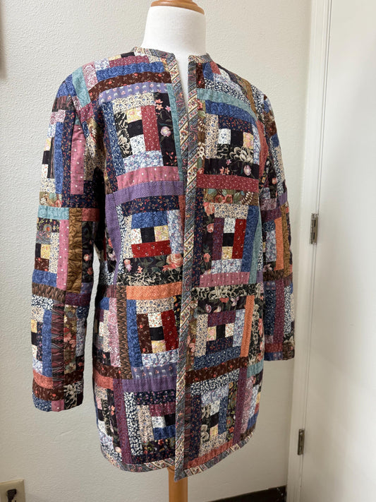 Beautiful Handmade Quilted Patchwork Jacket