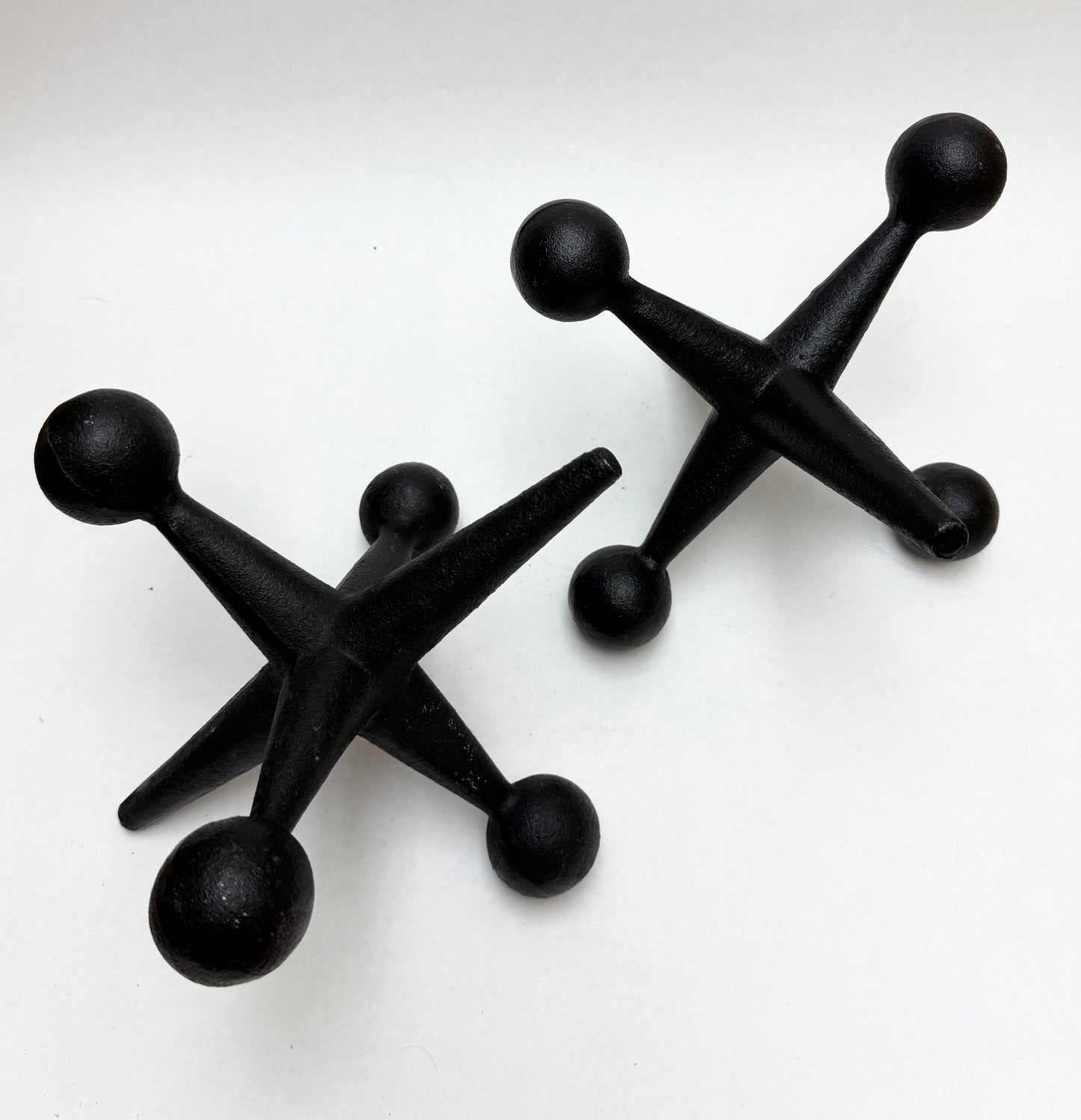 Pair of Bill Curry Heavy Cast Iron Jacks Bookends