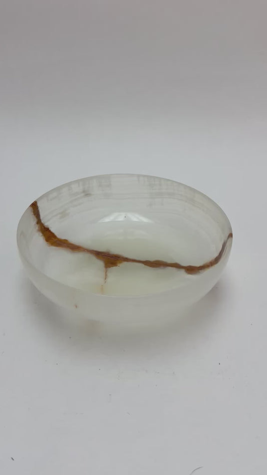 Beautiful 6" Wide Onyx Bowl